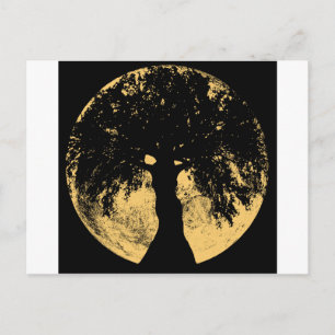 Glowees Moon Oak Goddess Postkarte