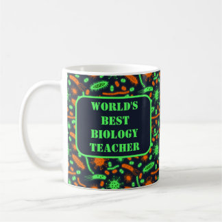Glowing Bacteria Microorganism toxic orange green Kaffeetasse