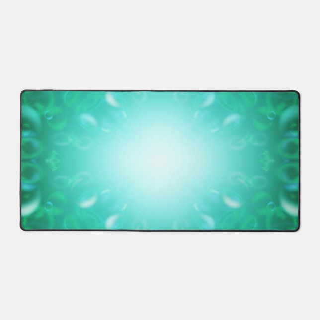 Glowing Bubbles Schreibtischunterlage (Vorderseite)