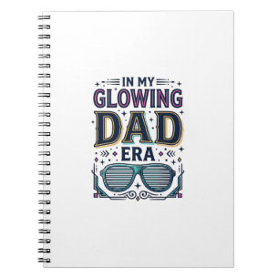 Glowing Dad Era Retro Neon Sonnenbrille Shirt_1 Notizblock