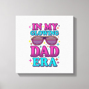 Glowing Dad Era Vintage Gravur Shirt Design_1 Leinwanddruck