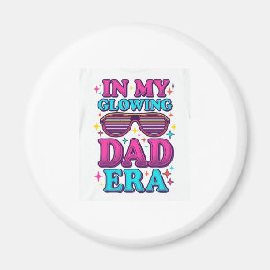 Glowing Dad Era Vintage Gravur Shirt Design_1 Magnet