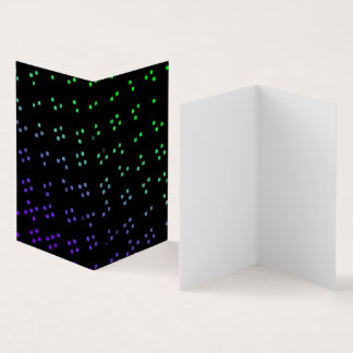 glowing dark pixel dots or squares pattern art visitenkarten