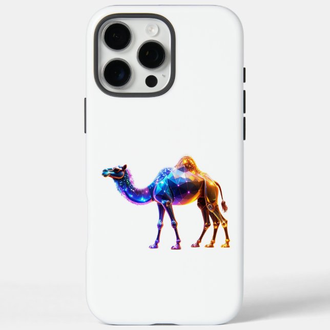 Glowing Digital Camel Art Case-Mate iPhone Hülle (Rückseite)