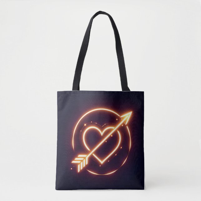glowing image of a heart with cupid's arrow (Vorderseite)