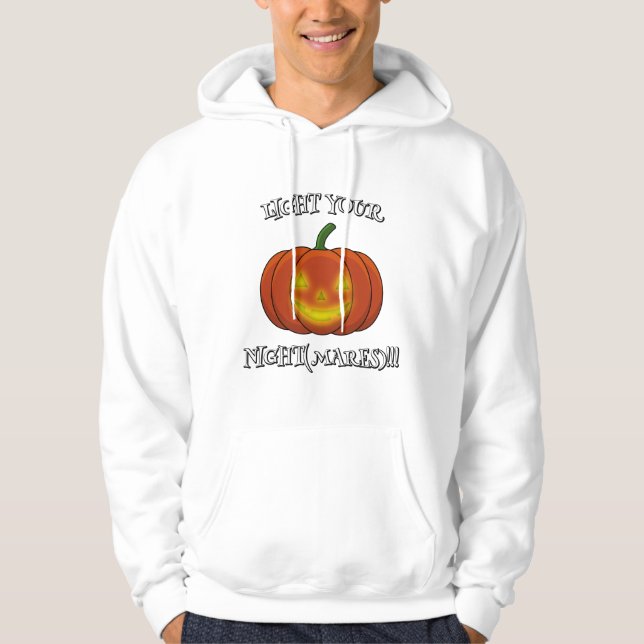 Glowing Jack-o'-Lantern - Light Your Nightmares Hoodie (Vorderseite)