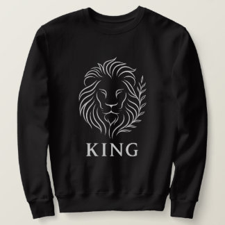 Glowing Lion & Aura Flow Sweatshirt