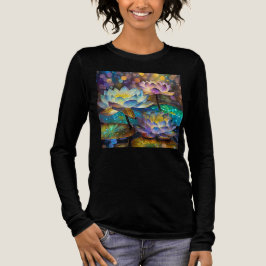 Glowing Lotus Flowers Trio Tri-Blend Shirt