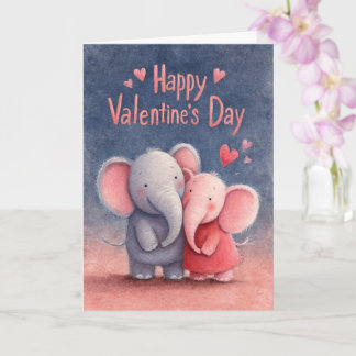 Glowing Smile Valentine Card Karte