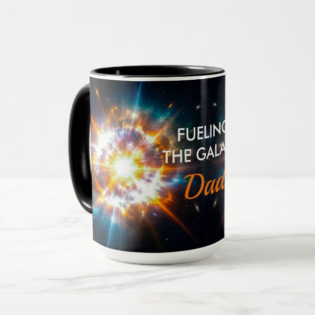 Glowing Supernova Energy Cosmic Space Science Tasse (Vorderseite Links)