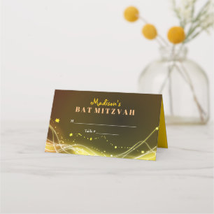 GLOWNNON STARS BAT Mitzvah Sitzmöbelbegleiter Platzkarte