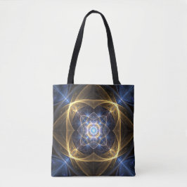 Glows Blue Fraktal Energy Tasche