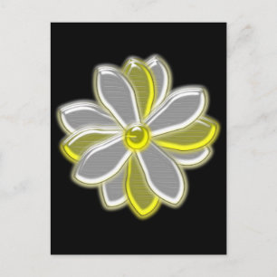 Glows Daisy Blume Postcard Postkarte
