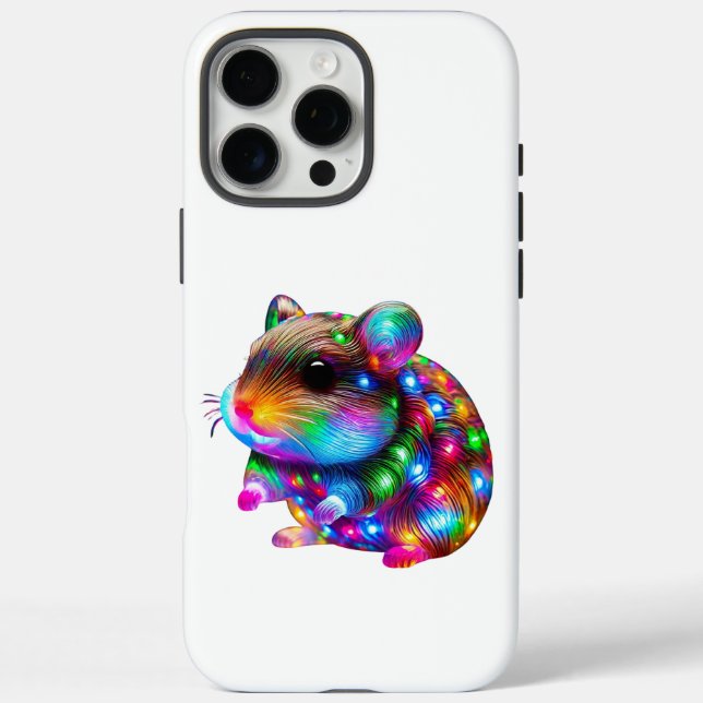 Glows Hamster Case-Mate iPhone Hülle (Rückseite)