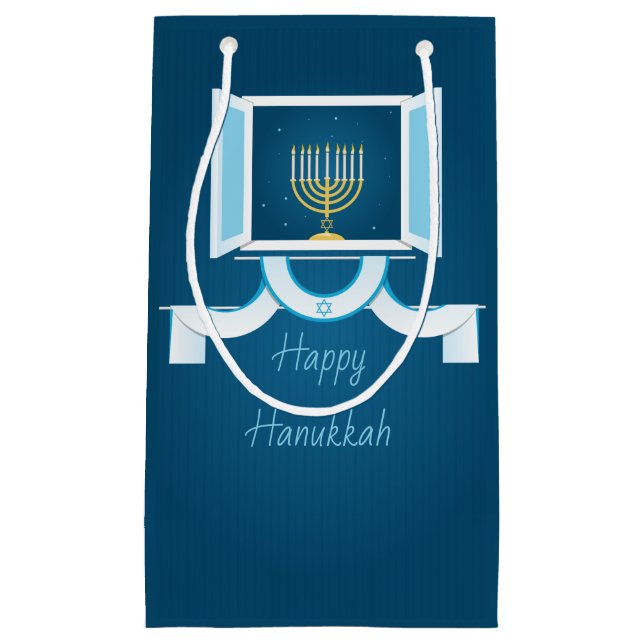 Glows Hanukkah Lights Kleine Geschenktüte (Vorderseite)