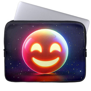 Glows Happy Orb Emoji Laptopschutzhülle