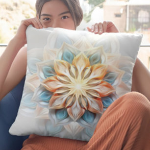 Glows Pastel Colors Mandala Kissen