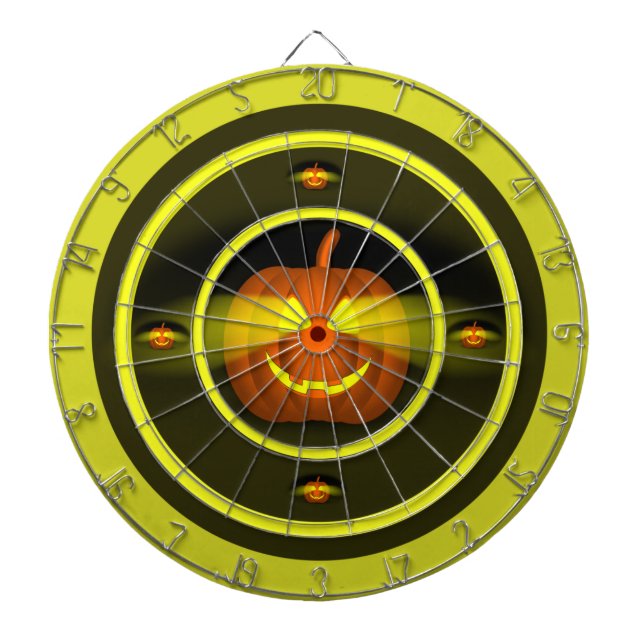 Glows Pumpkin - Dartscheibe (vorne)