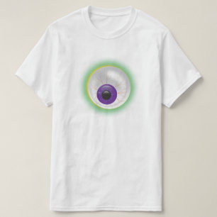 Glows Zombie Monster Eyeball Halloween-Auge T-Shirt