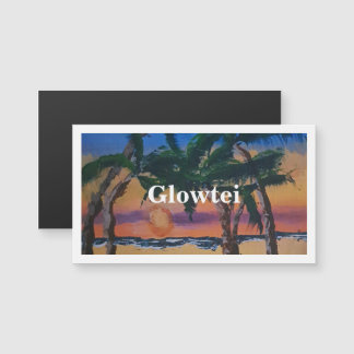 Glowtei Tropics Magnetkarte