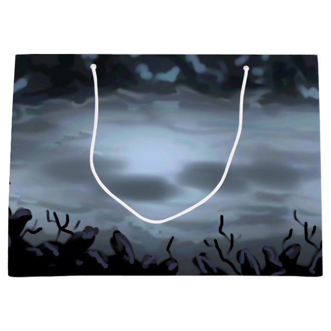 Glowy Clearing Große Geschenktüte (Vorderseite)