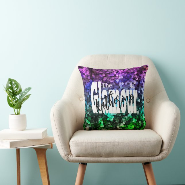 Glttering Sequin Throw Kissen (Stuhl )