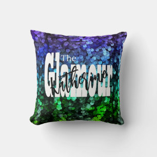 Glttering Sequin Throw Kissen