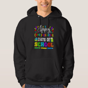 Glück 100 Tage der Schule 100. Mathematik Gleichun Hoodie