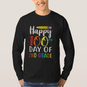 Glück 100 Tage Shirt der Schule 100. Tag des zweit