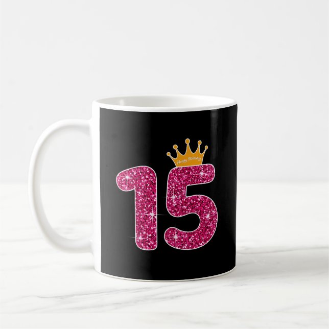 Glück 15 Jahre Phantastisch 15. Kaffeetasse (Links)