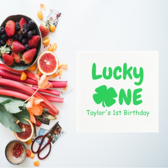 Glück 1 1. Geburtstag Serviette (Von Creator hochgeladen)