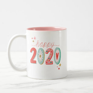 Glück 2020 Tasse für neue Jahre
