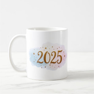 Glück 2025 kaffeetasse