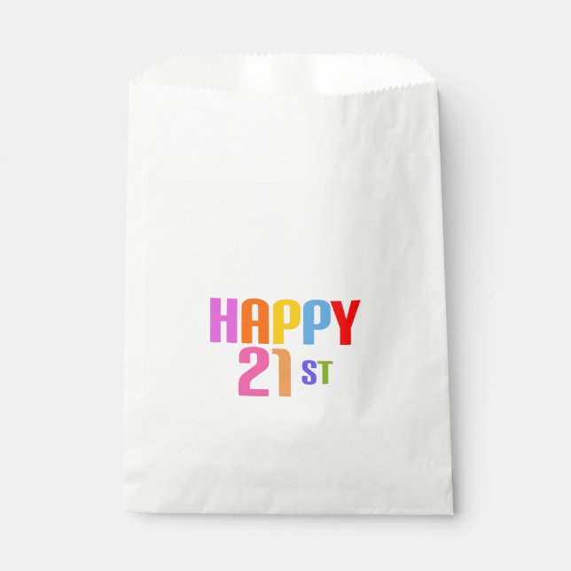 Glück 21. geschenktütchen (Vorderseite)