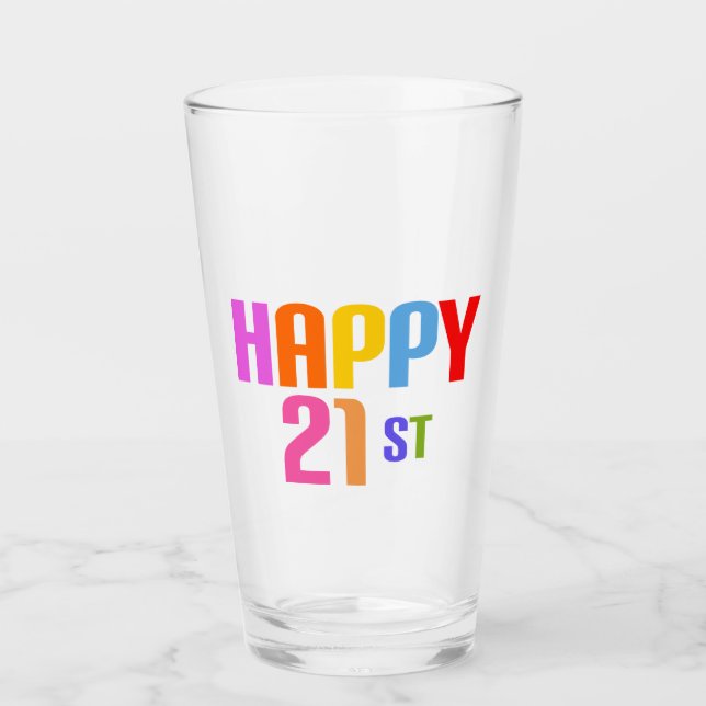 Glück 21. glas (Vorderseite)