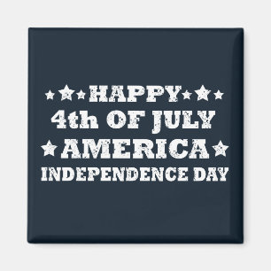 Glück 4. Juli Amerika Magnet
