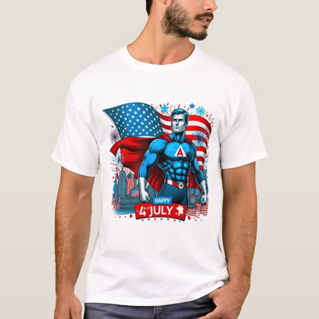 Glück 4. JULY T - Shirt (Vorderseite)