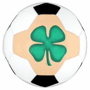 Glück 4 Leaf Irish Clover als Fußball