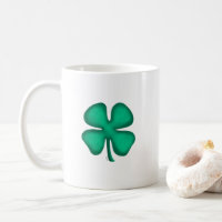 Glück 4 Leaf Irish Clover Tasse