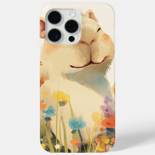 Glück als Capybara Case-Mate iPhone Hülle (Rückseite)