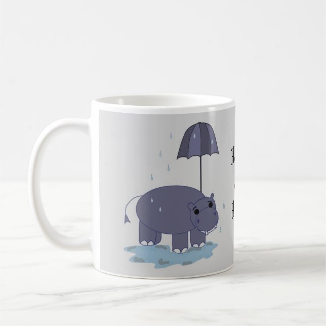 Glück als Hippo Kaffeetasse (Links)