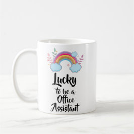 Glück als Office Assistant Tasse