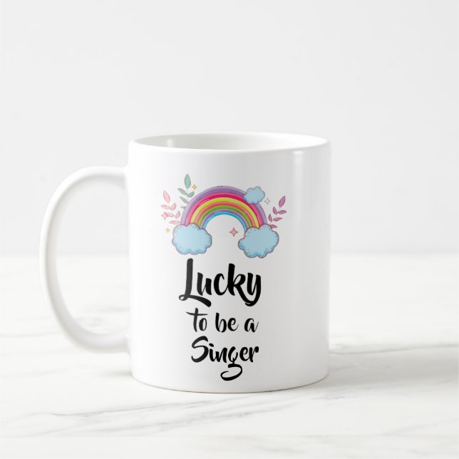 Glück als Sängerin-Tasse Kaffeetasse (Links)