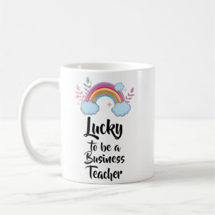 Glück als Tasse für Geschäftslehrer