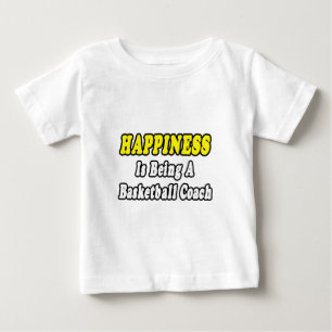 Glück... Basketball-Trainer Baby T-shirt