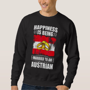 Glück bedeutet, mit einem Österreicher Österreich Sweatshirt