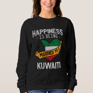 Glück bedeutet, mit einer kuwaitischen Ehefrau ver Sweatshirt