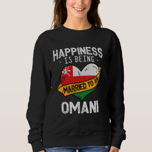Glück bedeutet, mit einer omanischen Ehefrau verhe Sweatshirt