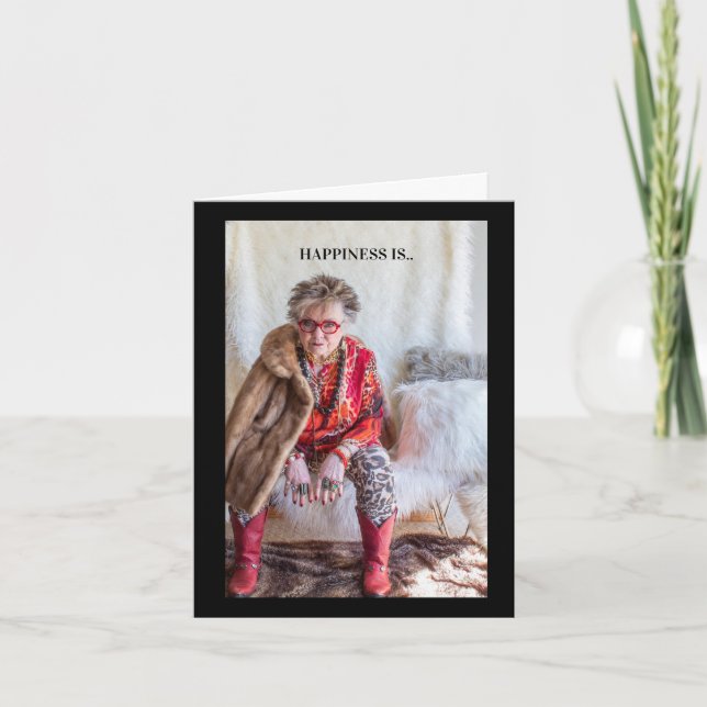 Glück bedeutet nicht, Wecker-KARTE Set Karte (Vorderseite)