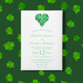 Glück bei Liebe Hochzeit Einladung